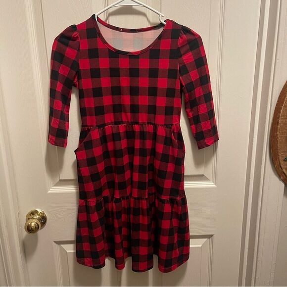 Mustard Pie Kids Matching Set - Red and Gold - Picture 10 of 10